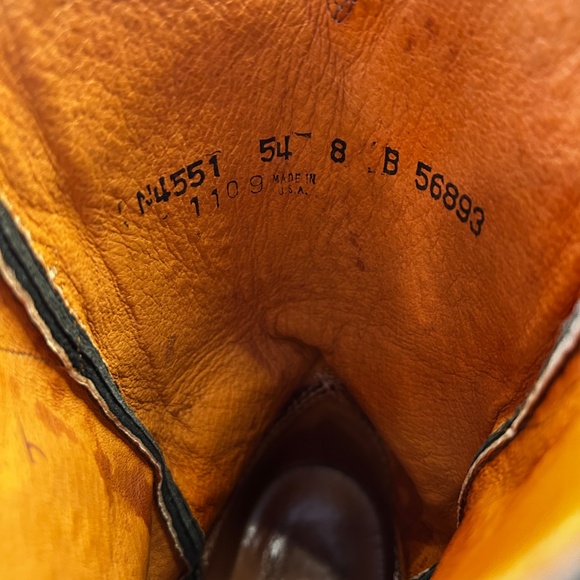 Lucchese 1883 Black Floral Boots - Picture 6 of 10